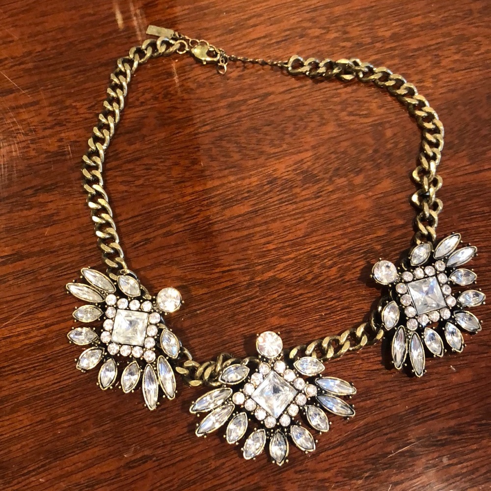 Crystal statement necklace